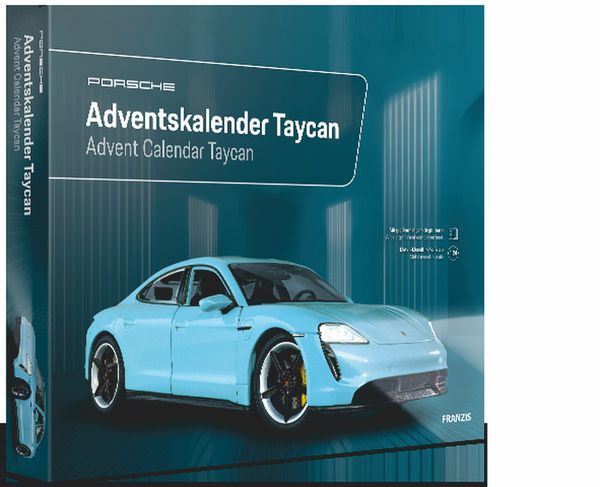 Adventskalender Porsche Taycan - Maßstab 1:24