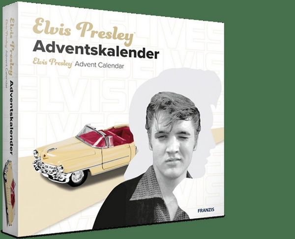 Adventskalender Elvis Presley - Metall-Modell im Maßstab 1:37