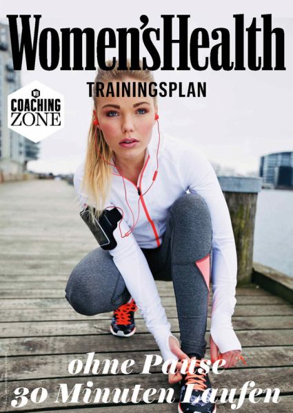 WOMEN´S HEALTH Trainingsplan: Ohne Pause 30 Minuten Laufen (PDF) - 