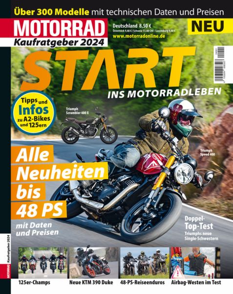 Motorrad Kaufratgeber - 01/2024 - Start ins Motorradleben