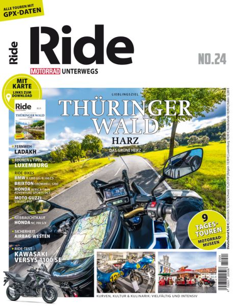 RIDE - Motorrad unterwegs, No. 24 - Thüringer Wald/Harz