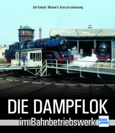 Dampflok im Bahnbetriebswerk - 