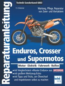 Enduros, Crosser und Supermotos - Motor - Elektrik - Fahrwerk - Reifen
