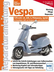 Vespa 125 ccm - Modelle LX, LVX, S, Primavera, Sprint ab Modelljahr 2005