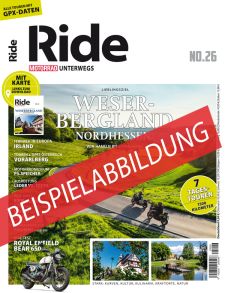 RIDE - Motorrad unterwegs, No. 30 - Thüringer Wald & Harz 