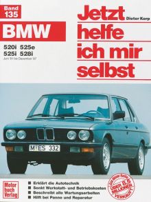 BMW 520, 525e, 525i,-528i (Juni 81 - Dezember 87) - 