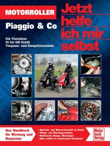 Motorroller Piaggio & Co.  - Die Viertakter 50 bis 500 Kubik