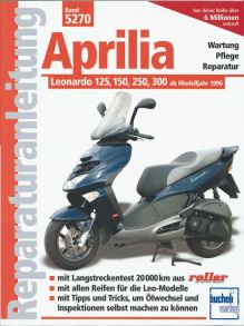 Aprilia Leonardo 125, 150, 250, 300 - Ab Modelljahr 1996