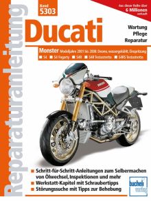 Ducati Monster mit 4 Ventilen, Desmo, Wasserkühlung, Einspritzung   - S4 (2001-2002) S4 R (2003-2008) S4 RS (2006-2008) 