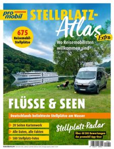 pro mobil Stellplatz-Atlas 01/2024 - Flüsse und Seen