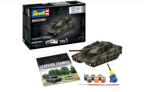 70 Jahre Bundeswehr: Leopard 2A6MA2 'Exclusive Edition' - Maßstab 1:35 / Kunststoffmodellbausatz