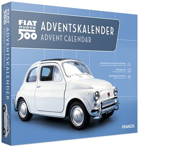Adventskalender Fiat 500 - Maßstab 1:38