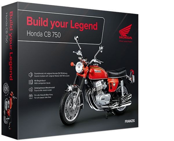 Honda CB 750 Build your Legend - Maßstab 1:24  Honda CB 750 Build your Legend - Maßstab 1:24