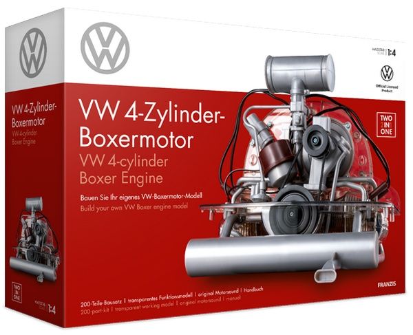 VW 4-Zylinder-Boxermotor - Motorbausatz im Maßstab 1:4 VW 4-Zylinder-Boxermotor - Motorbausatz im Maßstab 1:4