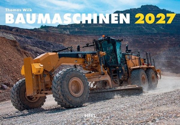 Baumaschinen Kalender 2027 - 