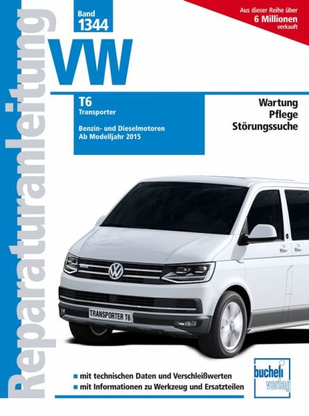 Reparaturanleitung VW T6 Transporter - Benzin- und Dieselmotoren ab Modelljahr 2015