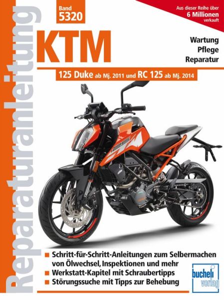 KTM 125 Duke ab Modelljahr 2011 und RC 125 ab Modelljahr 2014 - 