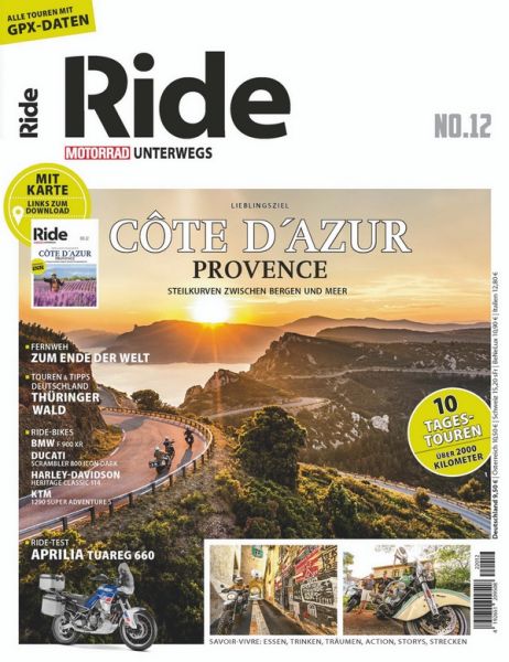 RIDE - Motorrad unterwegs, No. 12 - Cote d'Azur / Provence