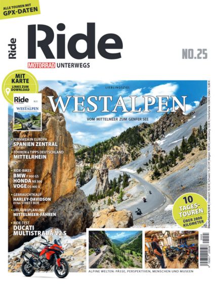 RIDE - Motorrad unterwegs, No. 25 - Westalpen RIDE - Motorrad unterwegs, No. 25 - Westalpen