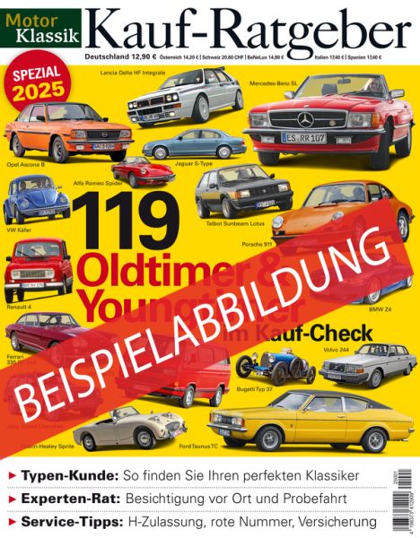 Motor Klassik Kaufratgeber - Oldtimer & Youngtimer - 01/2026