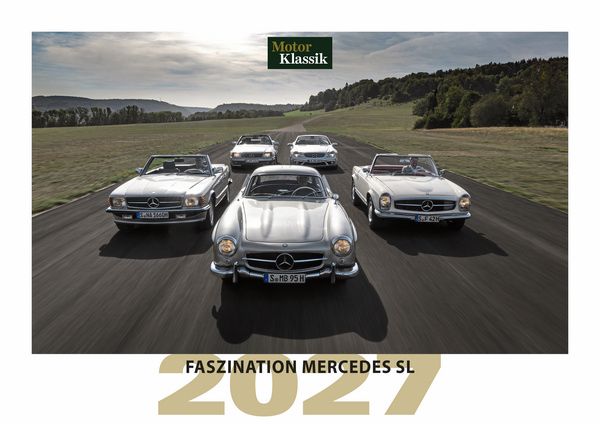 Motor Klassik Kalender 2027 - Faszination Mercedes SL