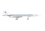 Modell 1:400 Tupolev TU-144 Sinsheim/Speyer - Metallfertigmodell
