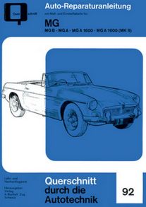 MG  -   MG B - MG A - MG A 1600 - MG a 1600 (MK II) - 