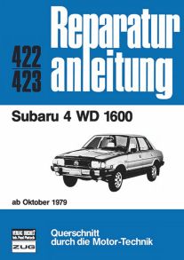 Subaru 4 WD 1600 - ab Oktober 1979  //  Reprint der 3. Auflage 1981