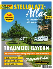 promobil Stellplatz-Atlas 02/2025 - Traumziel Bayern