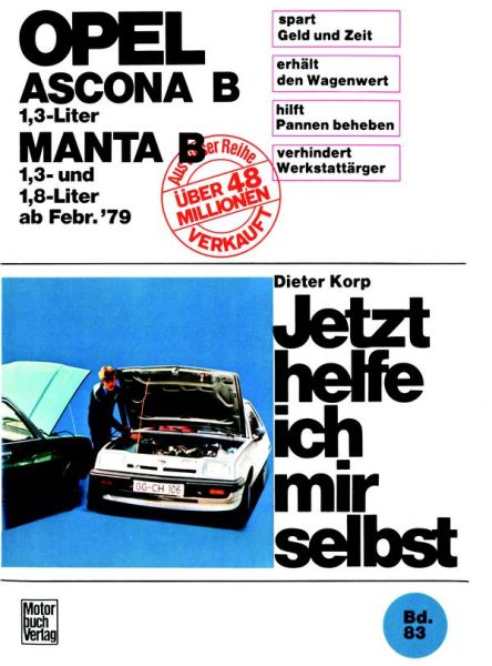 Opel Ascona/Manta B  1,3 Liter ab Februar ´79 - 