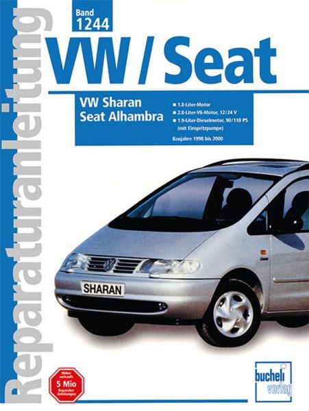 VW Sharan / Seat Alhambra  Baujahre 1998-2000 - 1,8 Liter/ 2,8 Liter V6 / 12/24 V/ 1,9 Liter Diesel 90/110 PS 