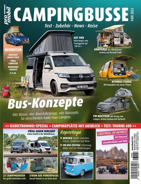 pro mobil Extra Campingbusse  - Das Vanlife Magazin - Heft 04/2023