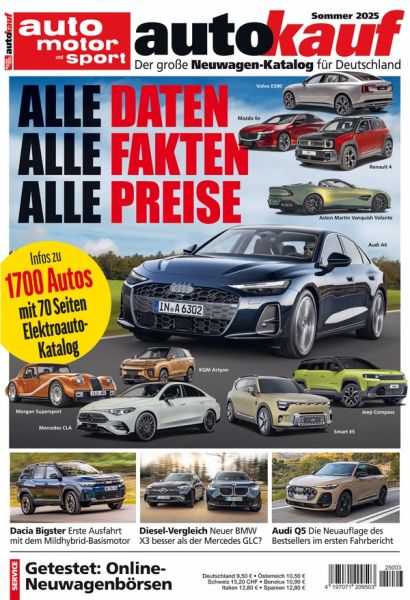 autokauf 03/2025 Sommer - Der große Neuwagen-Katalog für Deutschland