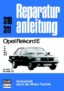 Opel Rekord E, 17/19/20/20S/20E  08/77-09/82