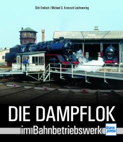 Dampflok im Bahnbetriebswerk