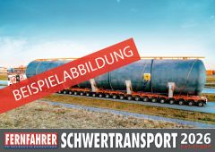 Schwertransporter Kalender 2026